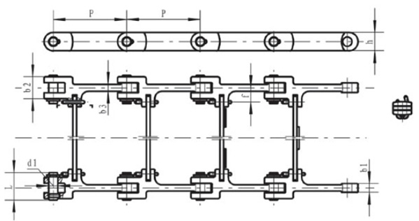 模鍛刮板鏈 模鍛刮板鏈