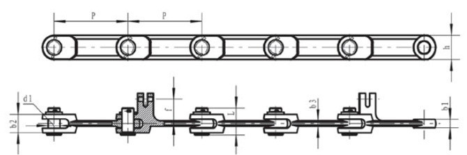 模鍛刮板鏈 模鍛刮板鏈